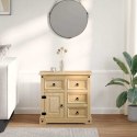 KOMODA CORONA 87X40X76CM LITE DREWNO SOSNOWE