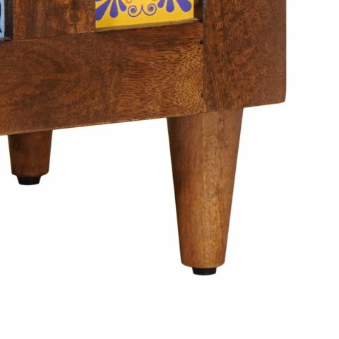 BUFET ORZECH WŁOSKI 60X33,5X75CM DREWNO Z MANGO