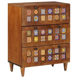 BUFET ORZECH WŁOSKI 60X33,5X75CM DREWNO Z MANGO