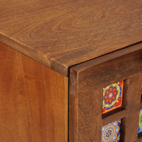 BUFET ORZECH WŁOSKI 60X33,5X75CM DREWNO Z MANGO