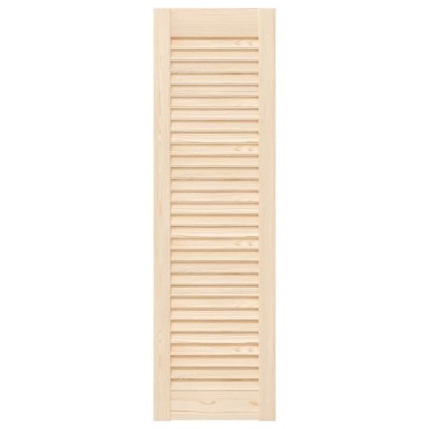 DRZWI DO SZAFEK ŻALUZJOWE 2 SZT. 99X29,5CM LITE DREWNO SOSNOWE