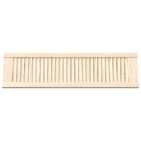 DRZWI DO SZAFEK ŻALUZJOWE 4 SZT. 99X29,5CM LITE DREWNO SOSNOWE