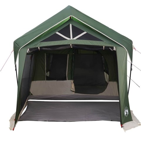 NAMIOT RODZINNY ZIELONY I BIAŁY 620X322X240CM POLIESTER