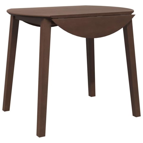 STÓŁ JADALNY BRĄZOWY LITE DREWNO GUMA