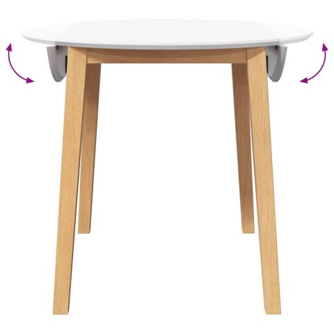 STÓŁ JADALNY NATURALNE DREWNO LITE GUMA