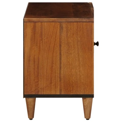 SZAFKA POD TELEWIZOR Z DRZWIAMI ORZECH WŁOSKI 80X31,5X46CM