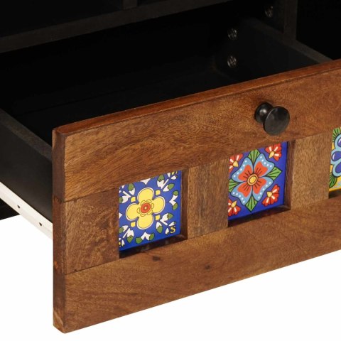 SZAFKA POD TELEWIZOR Z PÓŁKĄ ORZECH WŁOSKI 100X33,5X46CM