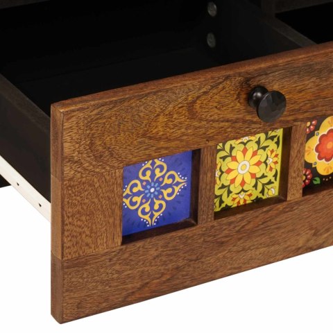 SZAFKA POD TELEWIZOR Z PÓŁKĄ ORZECH WŁOSKI 100X33,5X46CM