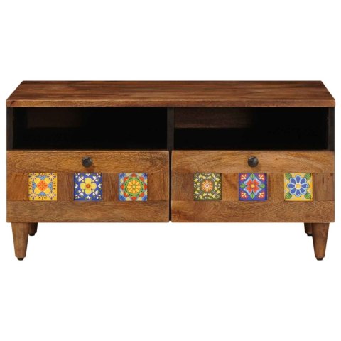 SZAFKA POD TELEWIZOR Z SZUFLADĄ ORZECH WŁOSKI 70X33,5X46CM