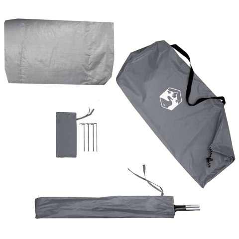 MOSKITIERA NAMIOTOWA CZARNA 220X128X110 CM NAMIOT SIATKOWY TURYSTYCZNY TORBA