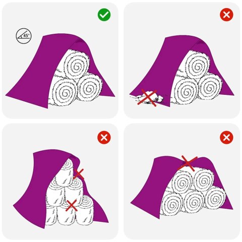 PLANDEKA NA STOGI SIANA 9,8X12,5M 140G/M² POLIPROPYLEN