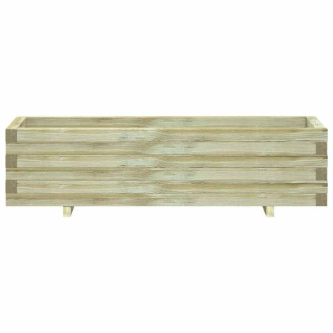 PODWYŻSZONA DONICA 120X40X30CM PROSTOKĄTNA DREWNIANA