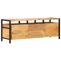 SZAFY DO PRZECHOWYWANIA BRĄZOWY 110X30X40CM DREWNO Z MANGO