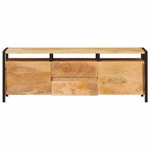 SZAFY DO PRZECHOWYWANIA BRĄZOWY 110X30X40CM DREWNO Z MANGO