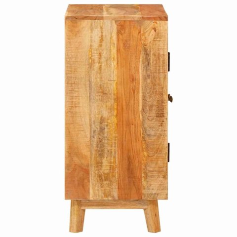 KOMODA SZAFA SZAFKA BRĄZOWA 55X35X75CM DREWNO Z MANGO