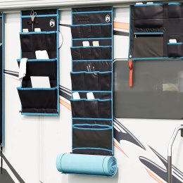 WISZĄCY ORGANIZER KEMPINGOWY DO PRZYCZEPY NAMIOTU TORBA Z KIESZENIAMI MOCNA