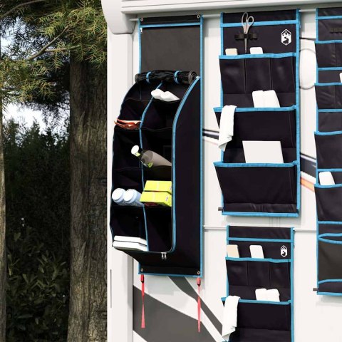 WISZĄCY ORGANIZER KEMPINGOWY DO PRZYCZEPY NAMIOTU TORBA Z KIESZENIAMI MOCNA