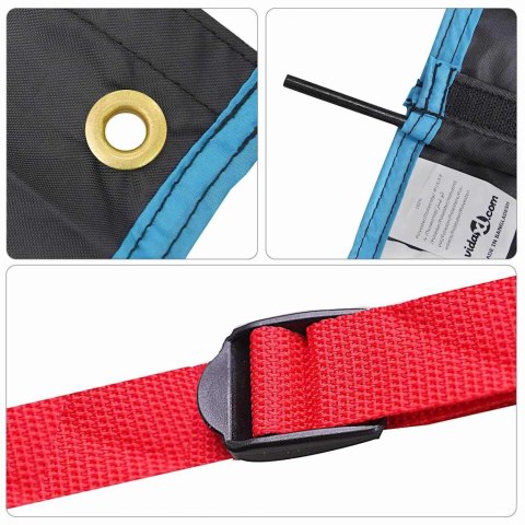 WISZĄCY ORGANIZER KEMPINGOWY DO PRZYCZEPY NAMIOTU TORBA Z KIESZENIAMI MOCNA