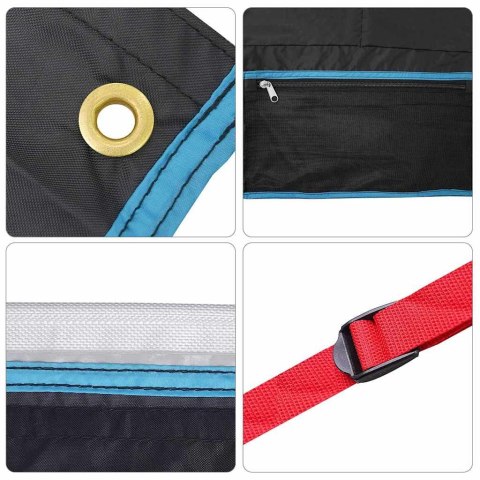 WISZĄCY ORGANIZER KEMPINGOWY DO PRZYCZEPY KAMPERA TORBA ŚCIENNA Z KIESZENIAMI