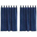 ZASŁONY ZACIEMNIAJĄCE 2 SZT. CIEMNONIEBIESKI 140X140CM