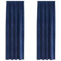 ZASŁONY ZACIEMNIAJĄCE 2 SZT. CIEMNONIEBIESKI 140X225CM