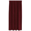 ZASŁONY ZACIEMNIAJĄCE 2 SZT. CZERWONE WINO 140X175CM AKSAMIT