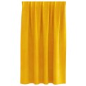 ZASŁONY ZACIEMNIAJĄCE 2 SZT. MUSZTARDOWY ŻÓŁTY 140X140CM
