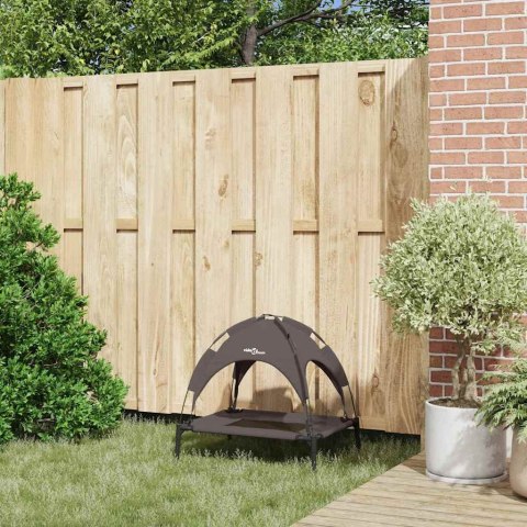 LEGOWISKO DLA PSA BRĄZOWY 62X48X61CM STAL