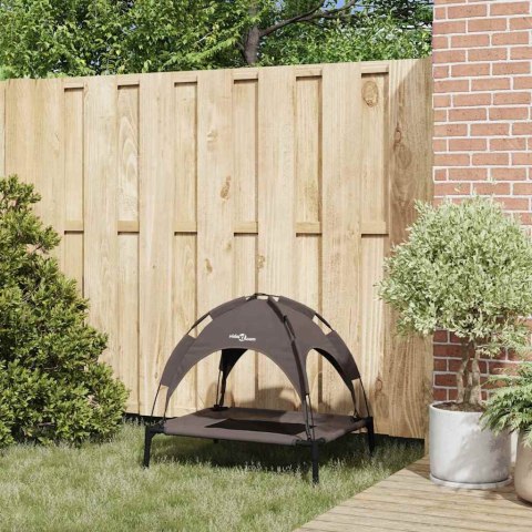 LEGOWISKO DLA PSA BRĄZOWY 76X62X70,5CM STAL