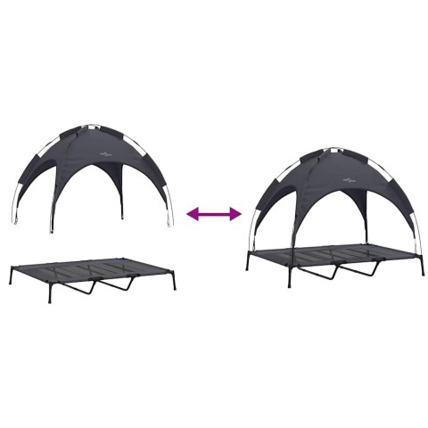 LEGOWISKO DLA PSA Z ZADASZENIEM OCHRONA PRZED SŁOŃCEM 122X93X106,5CM