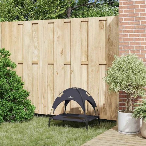 LEGOWISKO DLA PSA CZARNY 62X48X61CM STAL