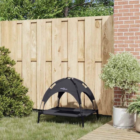 LEGOWISKO DLA PSA CZARNY 76X62X70,5CM STAL