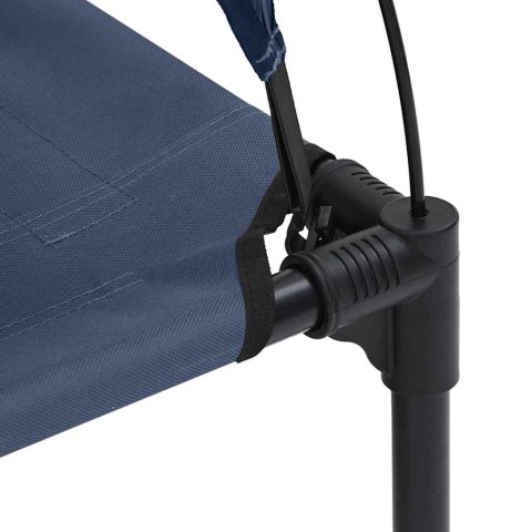 LEGOWISKO DLA PSA GRANATOWY 92X77X82,5CM STAL