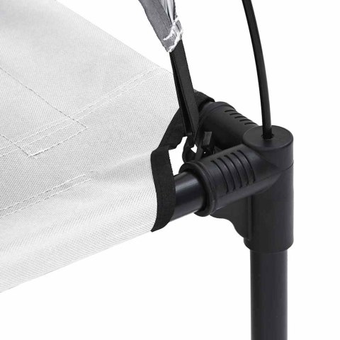 LEGOWISKO DLA PSA SREBRNOSZARY 62X48X61CM STAL