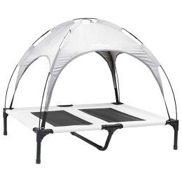 LEGOWISKO DLA PSA SREBRNOSZARY 92X77X82,5CM STAL