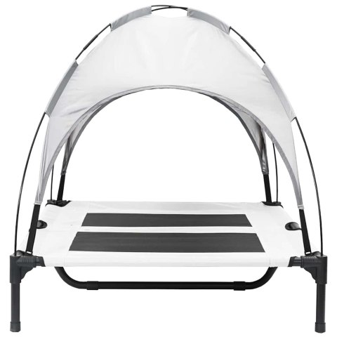 LEGOWISKO DLA PSA SREBRNOSZARY 92X77X82,5CM STAL