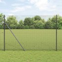 SPAWANA SIATKA OGRODZENIOWA SZARY 1.6X25M