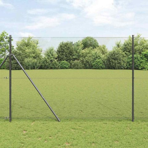 SPAWANA SIATKA OGRODZENIOWA SZARY 1.6X25M