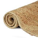DYWAN BRĄZOWY 240X240CM JUTA JUTOWY BOHO