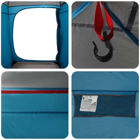 NAMIOT PRYSZNICOWY NIEBIESKI 160X160X227CM STAL