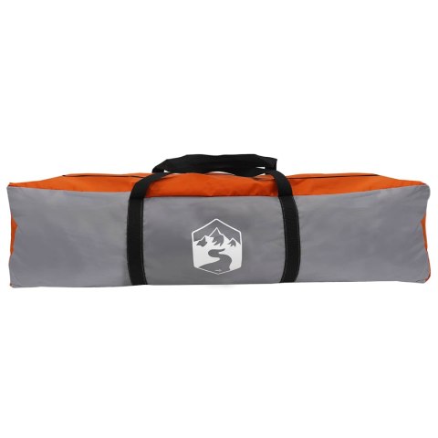 NAMIOT PRYSZNICOWY SZARY I POMARAŃCZOWY 160X160X227CM STAL