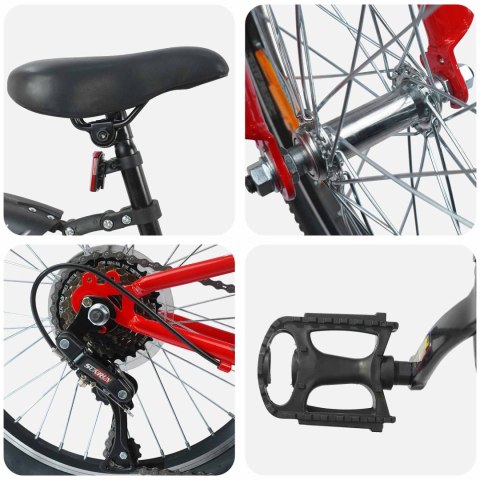 ROWER DZIECIĘCY 20 CALI 6-SPEED DLA DZIECI W WIEKU 6-11 LAT