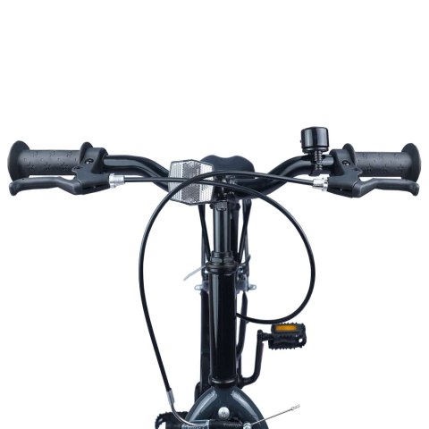 ROWER DZIECIĘCY 20 CALI DLA DZIECI W WIEKU 6-11 LAT CZARNY