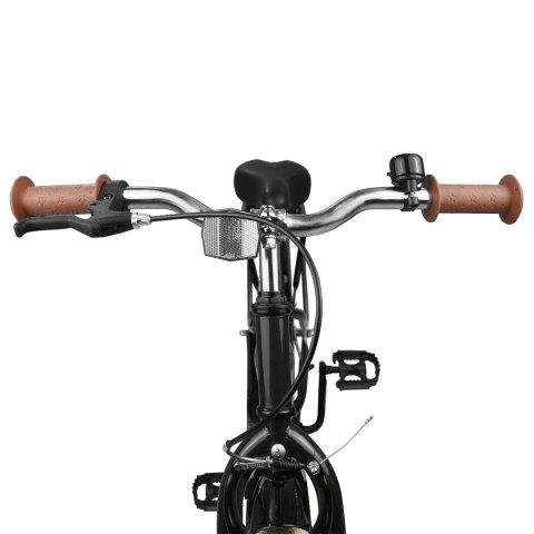 ROWER DZIECIĘCY 20 CALI DLA DZIECI W WIEKU 6-11 LAT CZARNY