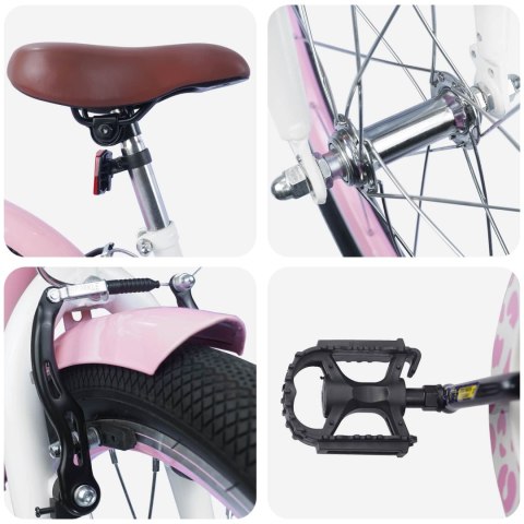 ROWER DZIECIĘCY 20 CALI DLA DZIECI W WIEKU 6-11 LAT JASNY RÓŻ