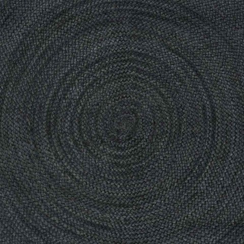 DYWAN 100% NATURALNA JUTA NATURALNY 160X160CM CIEMNOSZARY