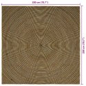DYWAN 100% NATURALNA JUTA NATURALNY 200X200CM