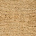 DYWAN NATURALNY I CZARNY 300X300CM JUTA JUTOWY BOHO