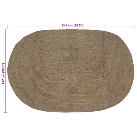 DYWAN 100% NATURALNA JUTA NATURALNY 300X300CM