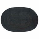 DYWAN 100% NATURALNA JUTA NATURALNY 300X300CM CZARNY